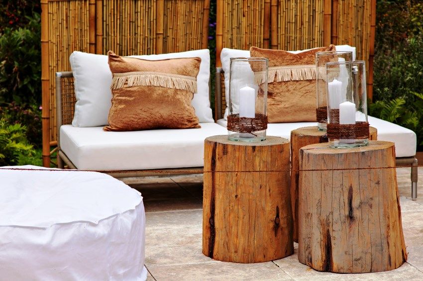 Garden furniture to give: stylish design of the local area