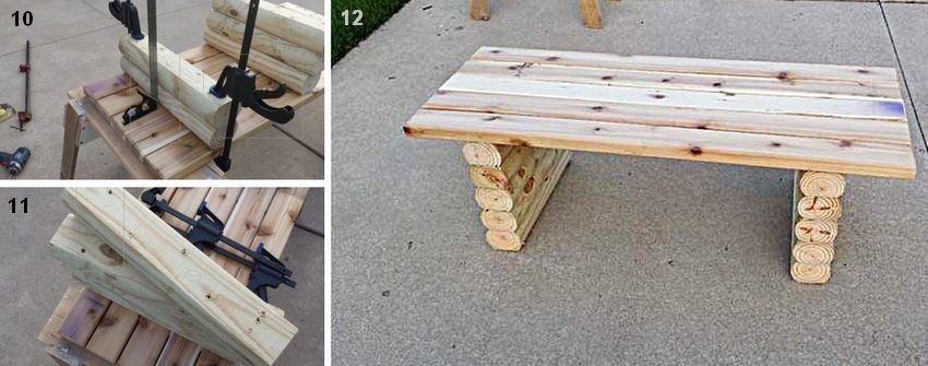 Garden bench with a back do it yourself: drawings of interesting products