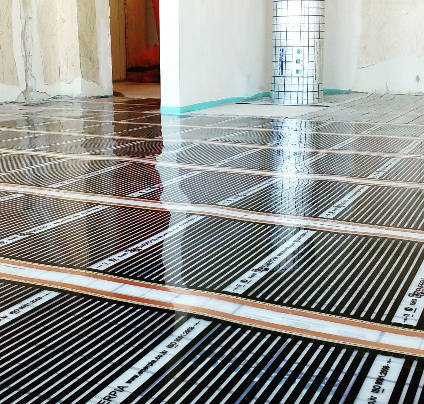 Infrared film underfloor heating: review of models and subtleties of installation