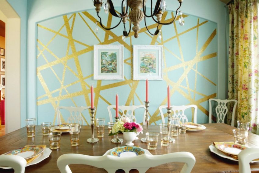 Stencils for walls for painting: a creative way of interior decoration