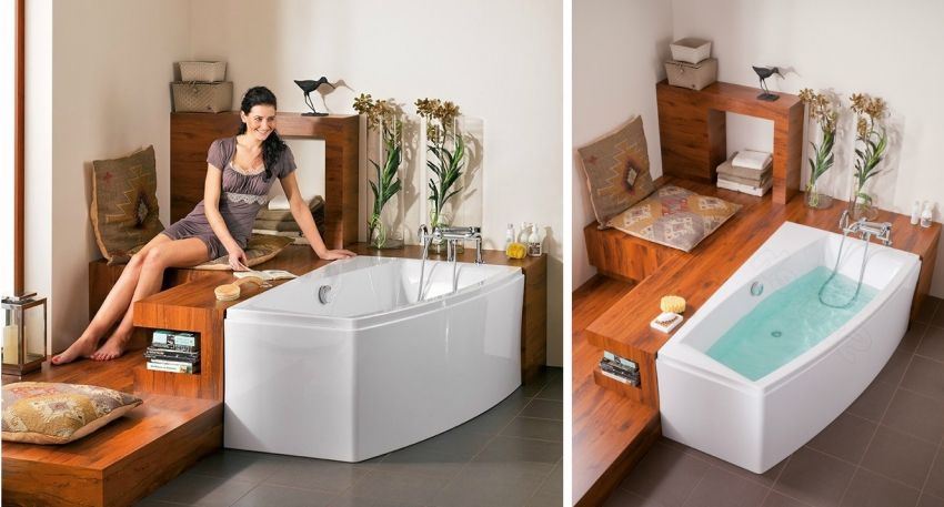 Corner bath: sizes, prices and shapes of popular models