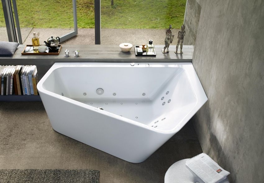 Corner bath: sizes, prices and shapes of popular models