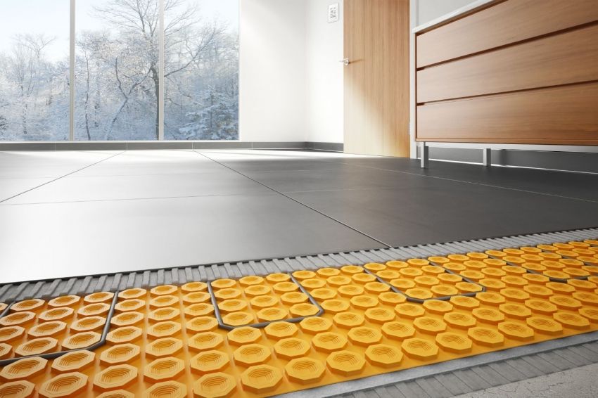 Laying underfloor heating under tiles: the technology of self-installation system
