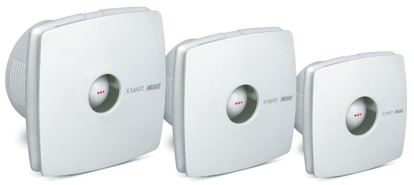 Bathroom silent fan with non-return valve: device, choice, installation features