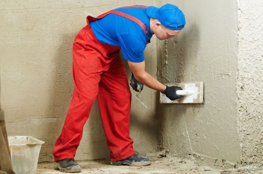 Video plaster walls do-it-yourself cement mortar