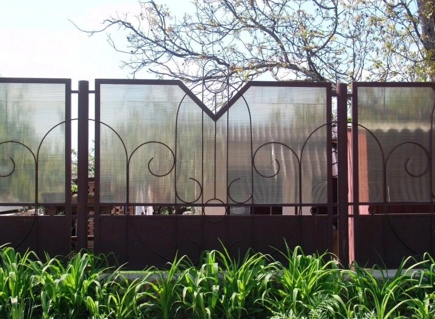 Polycarbonate fence: options, features of the choice of material and installation