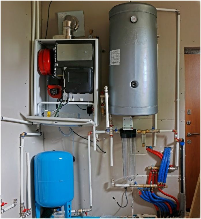 Boiler room for a private house